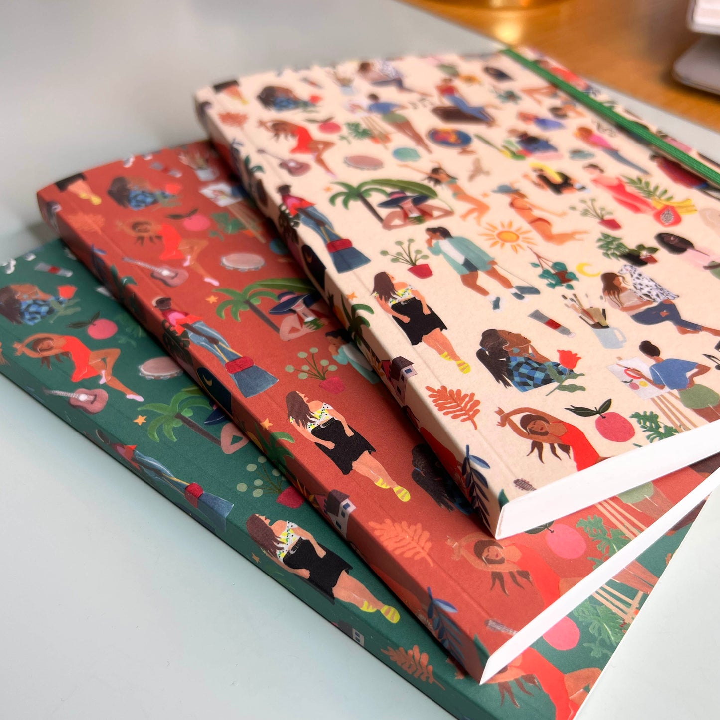 Notebooks with stickers sheet (soft cover)