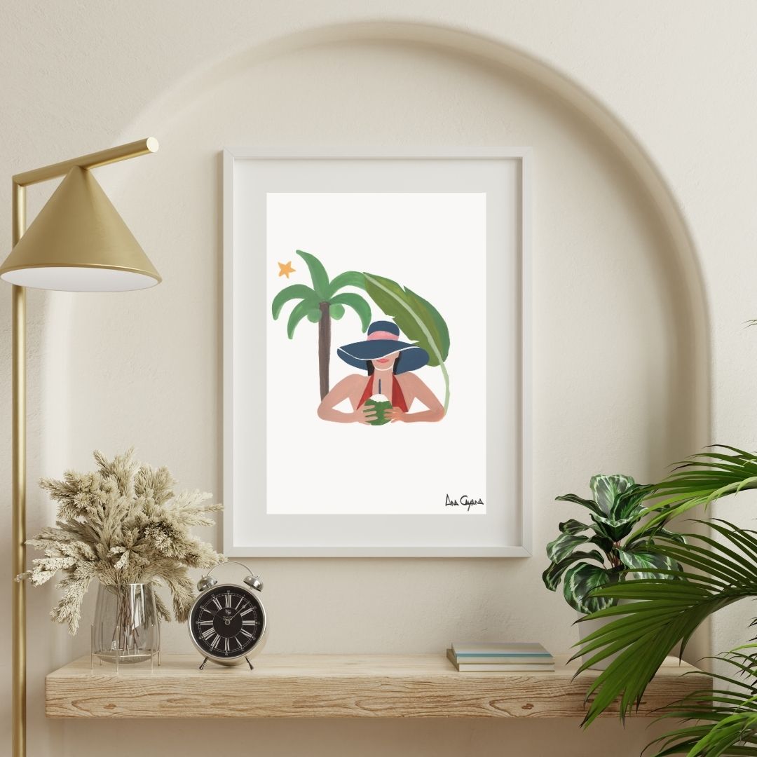 Ipanema print in cotton paper